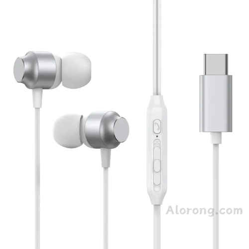 JR-EC06 TYPE-C Series In-Ear Metal Wired Earbuds – White