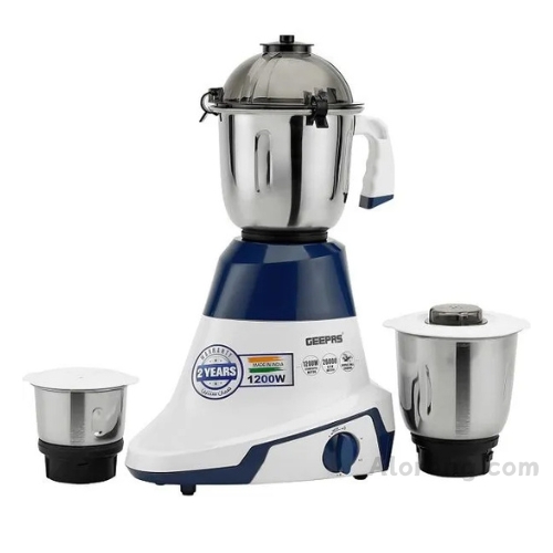 Geepas GSB44088 3 In 1 Mixer Grinder 1200W