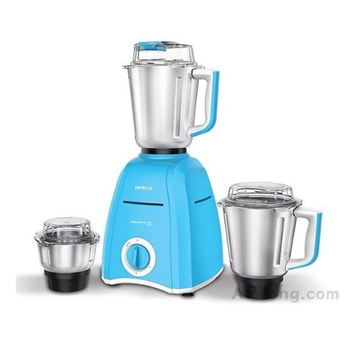 Havells Momenta NV 900W Sky Blue Mixer Grinder With 3 Jars