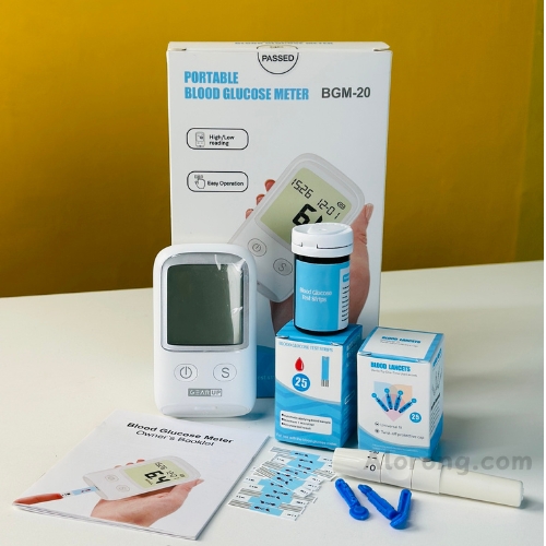 GearUP BGM-20 Diabetes Measuring Machine/ Blood Glucose Meter With 25 Test Strips