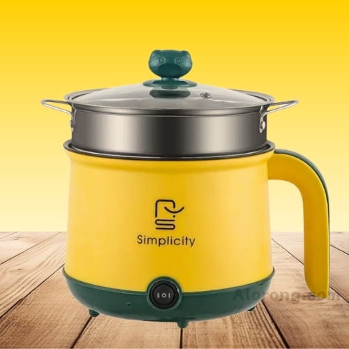 Simplicity Multi-Functional Double Layer Electric Cooking Pot 1.8L